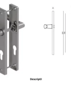 Ensemble poignée VACHETTE série Flex