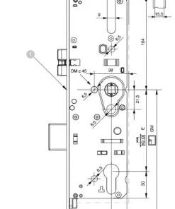 Boitier de réparation MACO G-TS G-TS-PT E92 DM40