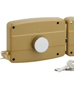 Serrure de garage Ă tirage cylindre + bouton